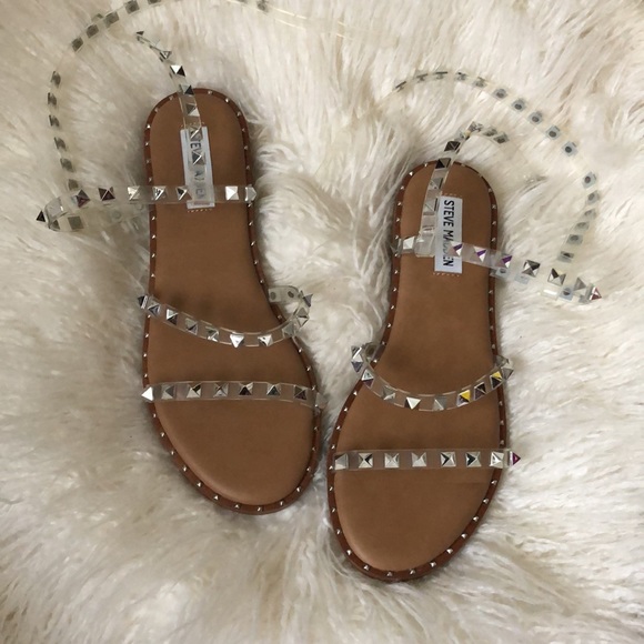 STEVE MADDEN Travel Rock Stud Gladiator Sandals - Picture 6 of 9